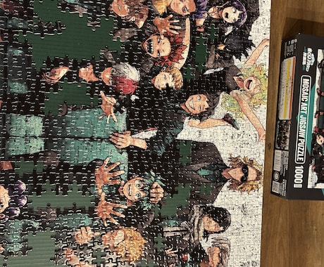 ジグソーパズル作成サポート。パズルの完成手伝います 時間が足りない方へ。パズル好きが丁寧に作業します。 イメージ1