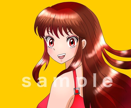 可愛い女の子のアイコン描きます ちょっと90年代風です。高橋留美子先生リスペクトの画風！ イメージ2