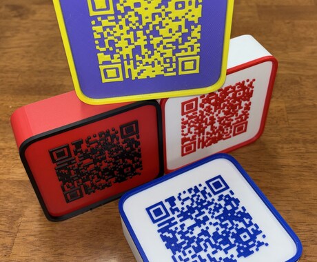 多色対応！3Dの立体QRコードを制作します モデリングから3Dプリントまで！多色印刷で読み取りも高精度 イメージ2