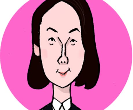 SNSアイコンや名刺用の似顔絵データをお作りします 週刊朝日｢似顔絵大賞｣受賞 の似顔絵師におまかせ!! イメージ1