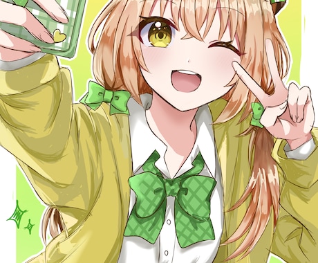可愛いSNSアイコン・イラスト制作します 商用利用️⭕️可愛い女の子、男の子のイラスト描きます！ イメージ1