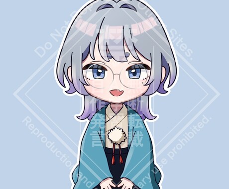 ミニキャラ描かせていただきます 納品まで最短三日！アイコンなどにご利用ください。 イメージ2