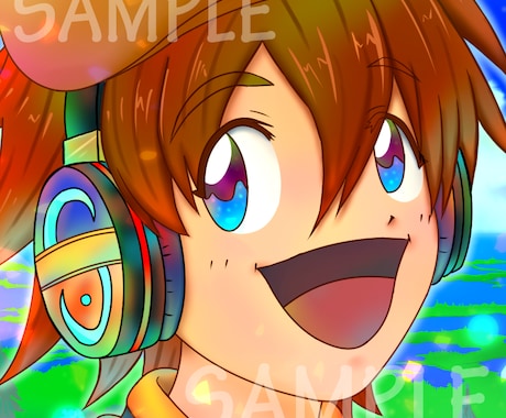 高品質なSNSアイコン・ヘッダーを丁寧に制作します 配信・VTuber・SNSに！1枚絵の密度でアイコンを制作！ イメージ1