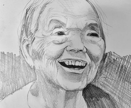 写真を超えた感動を。デッサン似顔絵を作成します プレゼントや記念に。鉛筆画・デッサンをお届けします。 イメージ2