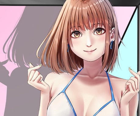 少しクセのあるかわいい女の子を描きます あなただけの理想のかわいいガール！！ イメージ1
