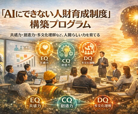 AIに作れない人財評価制度、構築します ビジョンや経営理念を人財に落とし込む評価制度を作ります。 イメージ1