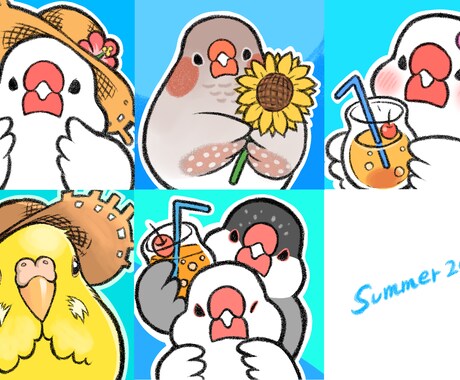 キュート！ペットや動物さんの可愛いアイコン描きます ほんわかもっちりした動物さんアイコンはいかがですか？ イメージ2