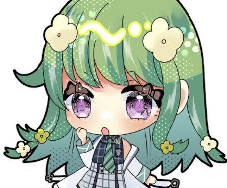 最短一日納品！！デフォルメ、ちびキャラお描きします かわいいデフォルメイラストお描きいたします。 イメージ2