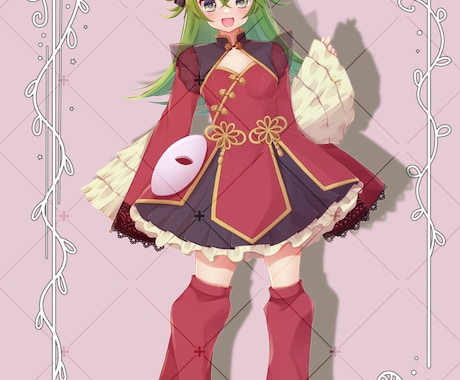 IRIAM・TRPGの立ち絵描きます 可愛い女の子の配信用or探索者立ち絵が欲しい方におすすめ！ イメージ2