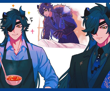 キラキラした瞳が魅力！可愛すぎるイラスト描きます ちょー絶cuteな美少女得意です！ イメージ2