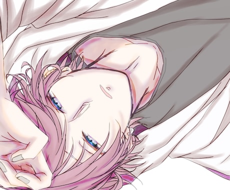 SNS用アイコン描きます オリジナルキャラアナログ(下書き)～デジタル(色つき) イメージ1