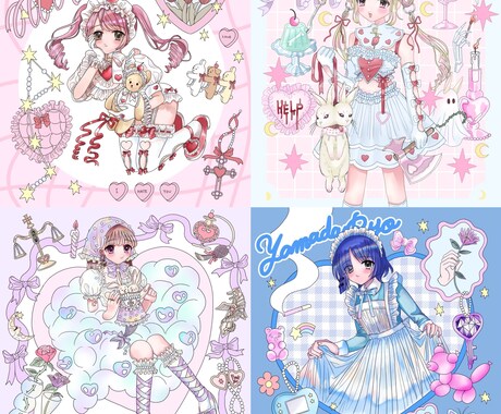 アイドル/コンカフェ関係者様をお描きします 一律5000円で商用◎アイドル/コンカフェ関係者様向け イメージ1