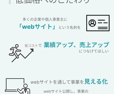 格安で管理しやすいホームページ制作します ニッチな仕事向けに格安のホームページを制作します イメージ2
