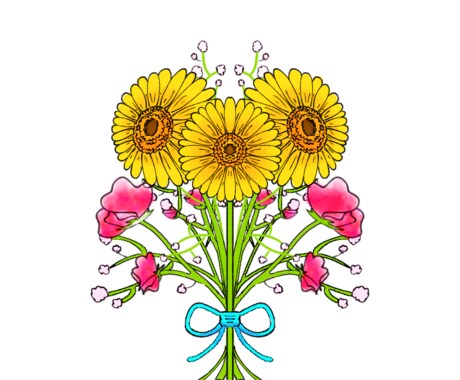 SNSのアイコンに使えるイラストを作成します イメージ1