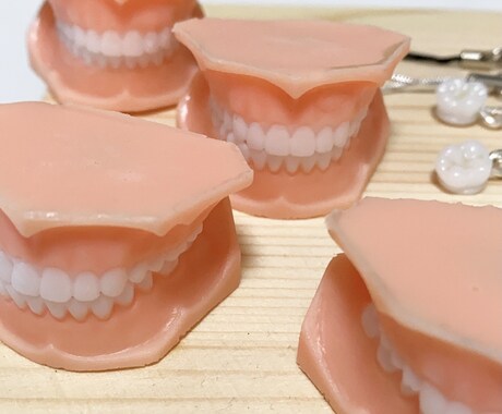 歯科業界の方にお勧めでございます 歯科！歯入れ歯ストラップ、ボールペン イメージ2