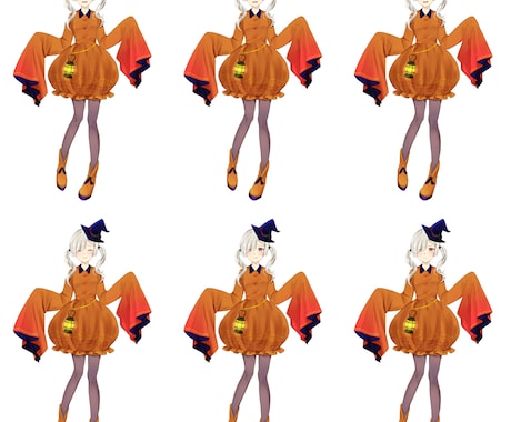 2D(平面)イラスト立ち絵制作します 【TRPG・配信向け】オリジナル立ち絵制作します。 イメージ2