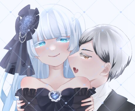 夢絵 / コテキャラ様など描きます 納期〜10日でお安いお値段で描かせて頂きます(՞ . .՞) イメージ2
