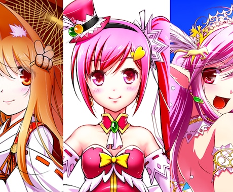 アニメ塗りベースのイラストを描きます 動画用、スチル、アイコン等のイラストをご希望の方はぜひ！ イメージ1