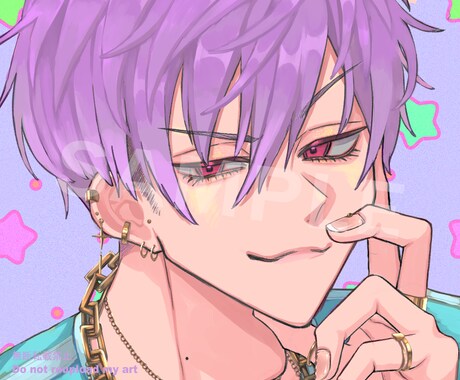 先着5名様！商用利用無料！お安くアイコン描きます SNS・動画/配信サイト等のアイコンに如何でしょうか？ イメージ1