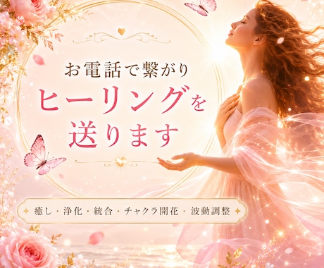 お電話で繋がりヒーリング＆アチューメントいたします 最善へ⭐自己・ソウルメイト統合+覚醒+チャクラ・性開花etc イメージ1
