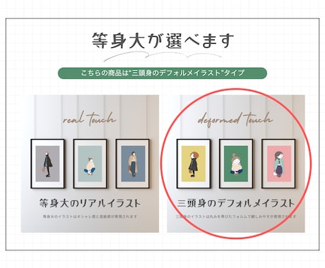 可愛く親しみやすい三頭身イラスト描きます 親しみやすさを形にしたデフォルメイラスト イメージ2