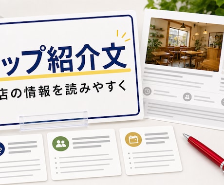 Googleマップ紹介文を整えます お店の強みを読みやすく整理します イメージ1