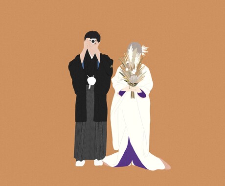 お写真から韓国風のおしゃれなイラストにします 結婚式はもちろん、アイコンやプレゼントにもおすすめ！ イメージ2