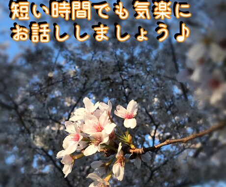 今すぐ話したい…！そんなあなたの気持ちを聞きます 気持ちが爆発しそうな時、愚痴、相談、雑談私に聞かせて下さい☆ イメージ1