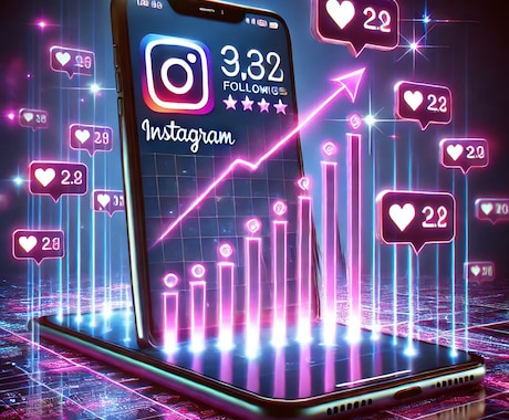 インスタフォロワー最大35,000人増やします イメージ1