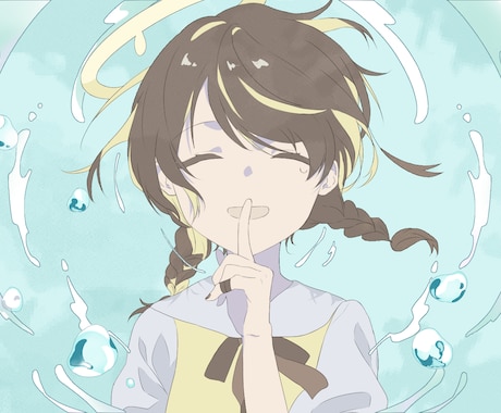 歌ってみたやMVの動画用のイラストを描きます 本家に寄り添うサムネイラスト制作 イメージ1