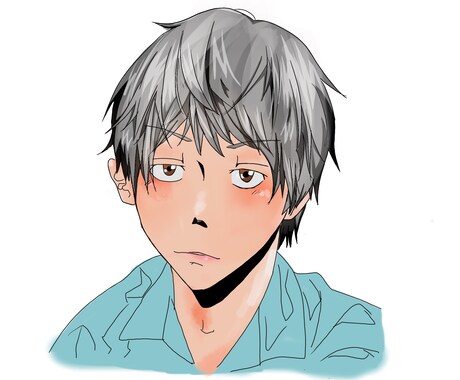 注文通りにイケメンお描きします 【似顔絵の製作にもご対応いたします】 イメージ2