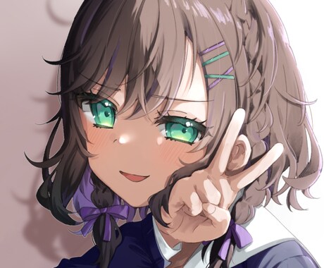 可愛い女の子のアイコン・全身絵描きます 女の子キャラ専門!ふんわり可愛いイラスト イメージ2