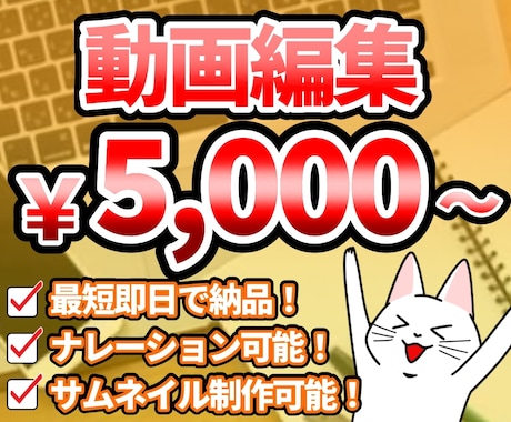 YouTubeの動画編集をします ｜お客さまに寄り添った動画制作とナレーションをお届けします｜ イメージ1