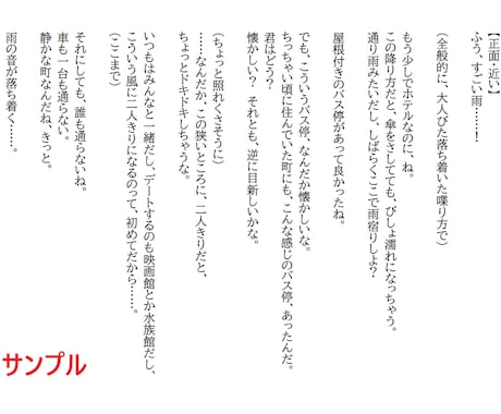 制作本数100超え！ASMR音声台本を作成します 音声台本の制作本数約100超え！経験豊富な私にお任せ下さい！ イメージ2