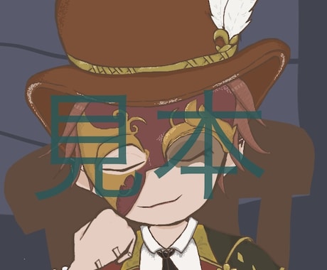 非公式の第五人格のキャラアイコン描きます デフォルメで第五人格のキャラをアイコン用に描きます イメージ2