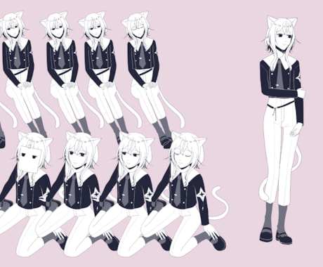 歌ってみたに使える！イラスト付き動画を制作します 完全お任せ！一枚絵付きでのご対応が可能です イメージ2