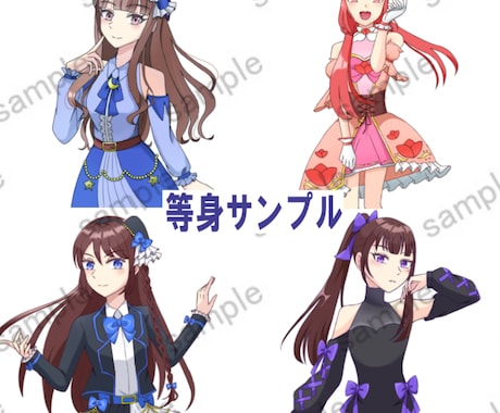 アイドル好きのためのアイドルイラストを描きます 女の子アイドルイラスト描きます イメージ2