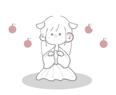 ふわふわな絵柄のイラスト作成します アイコン、サムネ、夢絵描きます.ᐟ.ᐟ イメージ1