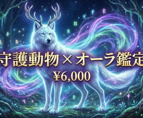 守護動物×オーラ鑑定します 今のエネルギー状態を優しく可視化する占い イメージ1