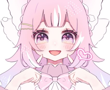 かわいい女の子のアイコン描きます キラキラ可愛いイラスト探してませんか？(˶' ᵕ ' ˶) イメージ2