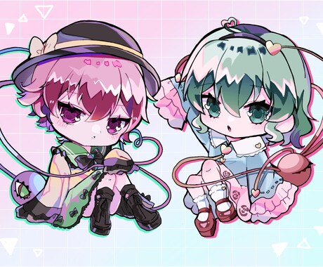 ミニキャライラストを描きます SDキャラクターのイラストを可愛く描きます。 イメージ2