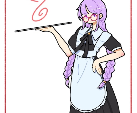 女の子キャラのアイコンを描きます イメージ1