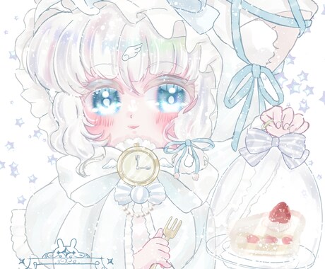 可愛い女の子のアイコン描きます キュートをお届け♡貴方のSNSを可愛く彩りませんか？ イメージ2