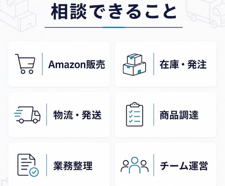 現役EC経営者がAmazonの相談に乗ります Amazon・在庫・物流を実務目線で一緒に整理 イメージ2
