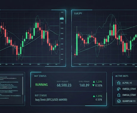 FX・仮想通貨の自動売買ツール開発します MT5 EA TradingViewAPI裁量補助も可 イメージ1