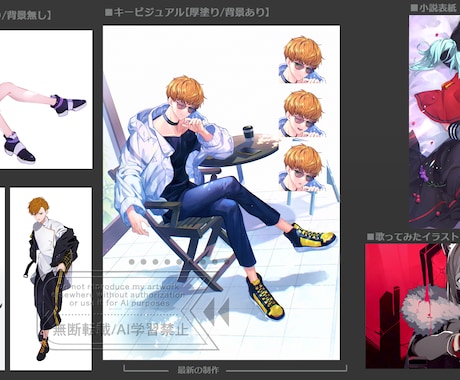 ゲーム業界勤務7年/イラスト制作いたします 老若男女なんでも！絵合わせも承ります！ イメージ2