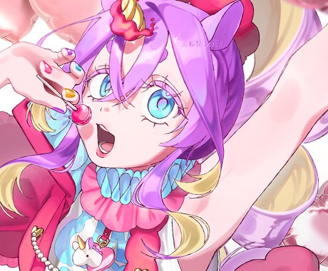 キャラクターの魅力たっぷりのイラストをご提供します あなたの理想を一枚のイラストにぎゅっと！ イメージ1