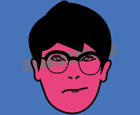 似顔絵のアイコンデータをお作りします 【美大生】サムネイルの様なデザインで制作致します！ イメージ1