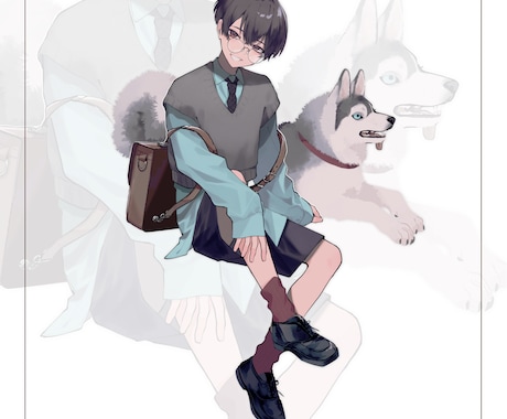 キャラクターの立ち絵、全身イラスト描きます 男女両方制作可◎キャラデザ、新衣装や衣装デザインのみも◎ イメージ2