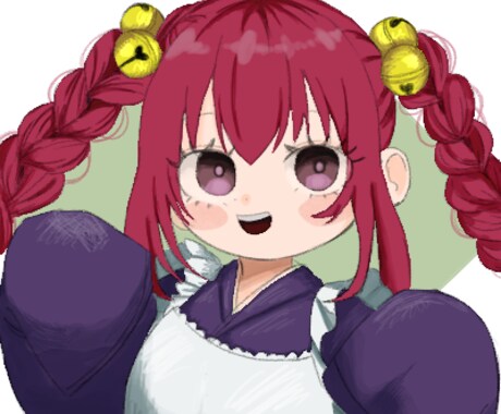SNS用アイコン描きます 各SNS用アイコンを描きます可愛いイラスト得意です イメージ1